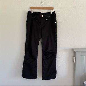 NILS Women size 12 ski snowboard pants waterproof breathable belt loops stretch